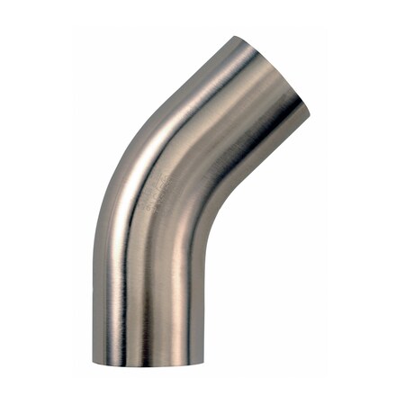Sanitary Food Grade Fittings Elbow 45 Degree Weld 1 316L #7 B2KS-1-316L-7